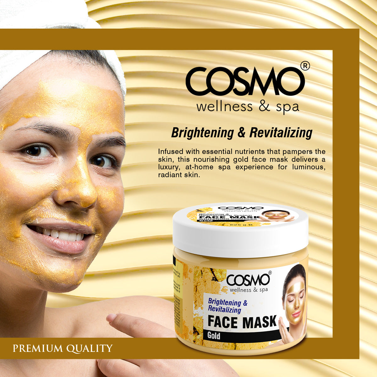 Gold Face Mask
